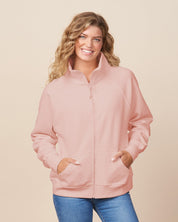 Enza Cadet Collar Full Zip Jacket