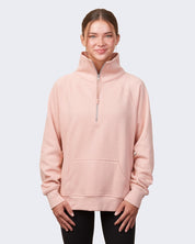 Enza Women's Half Zip Fleece Sweatshirt