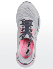 Skechers Women's Glide-Step Shoes Grey/Pink