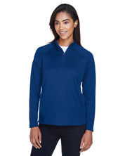 Devon and Jones Tech-Shell Women's 1/4 Zip Pullover