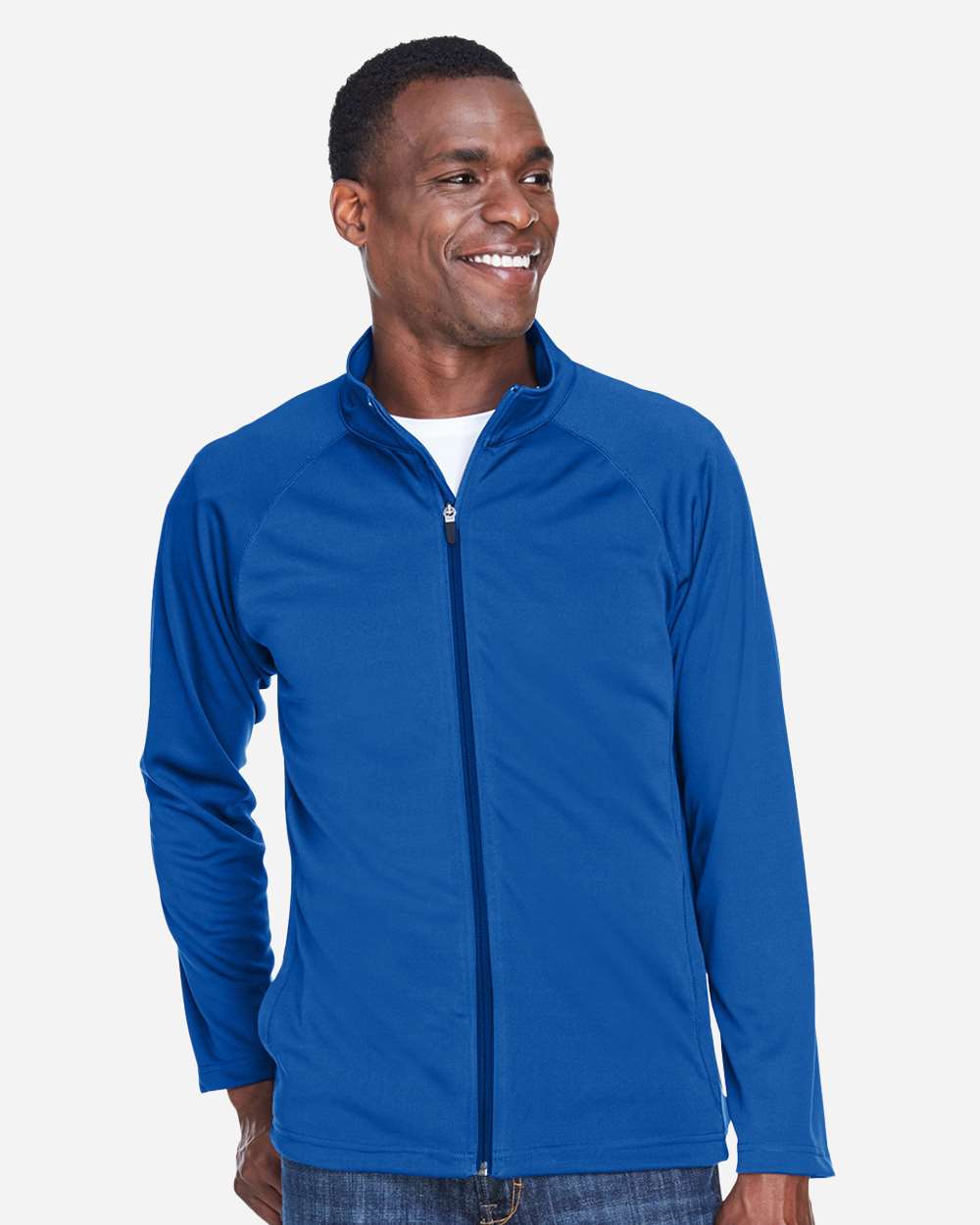 Devon and Jones Tech-Shell Men's Full Zip Jacket