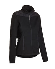 Landway Women's Sweater-Knit Fleece Jacket With Nylon Trim